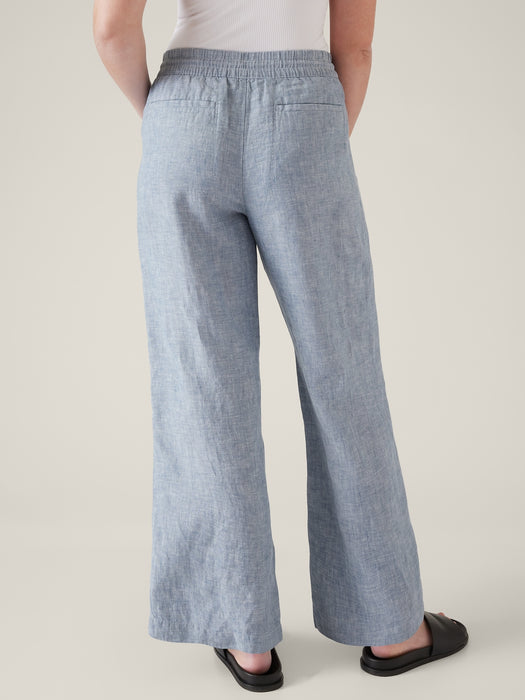 Retreat Linen Wide Leg Pant