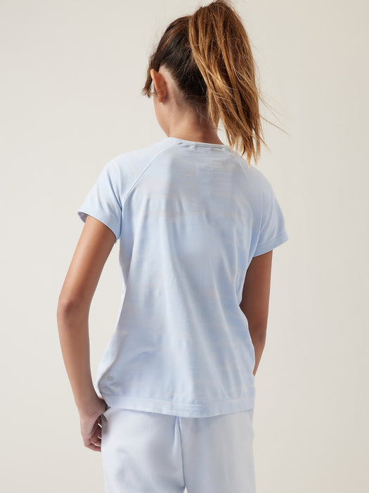 Athleta Girl Camo Power Up Tee