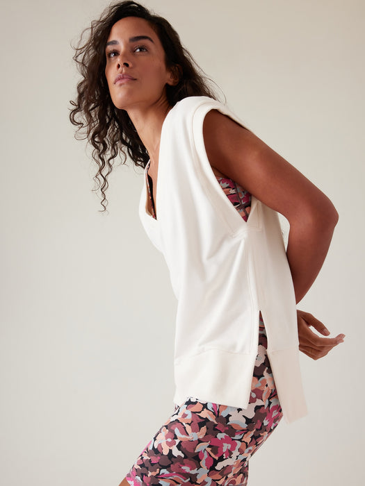 Retroterry V&#45Neck Sweatshirt Tee