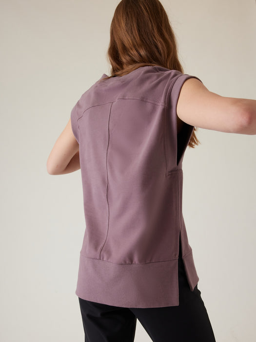 Retroterry V&#45Neck Sweatshirt Tee