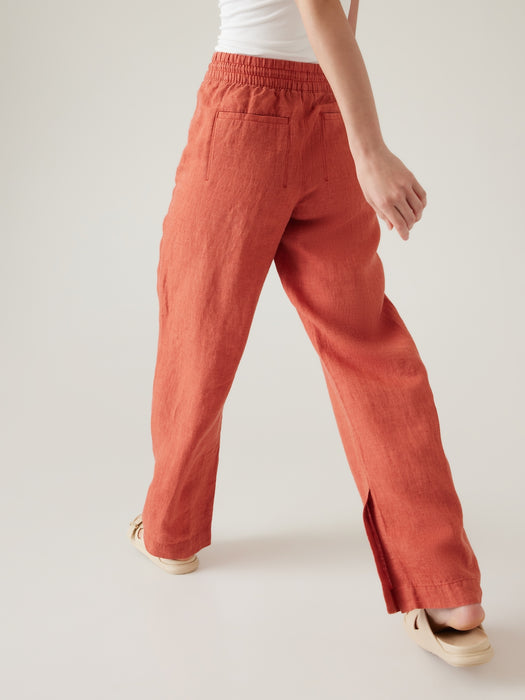 Retreat Linen Wide Leg Pant