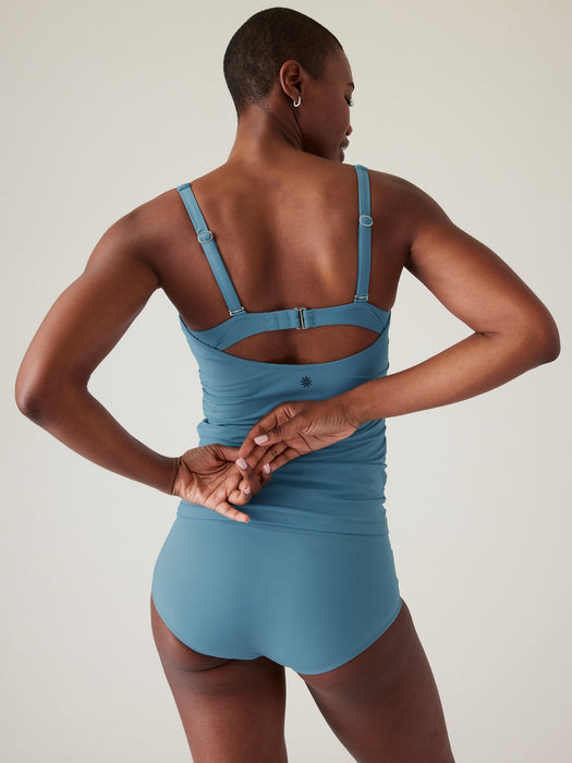 Square Neck Bra Cup Tankini