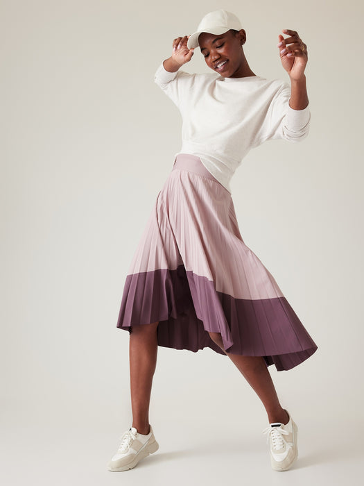 Swing Forward Pleated Skirt