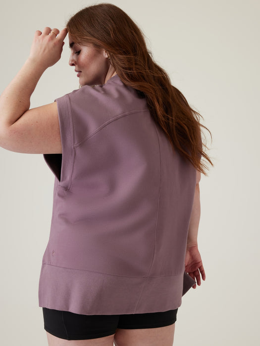 Retroterry V&#45Neck Sweatshirt Tee