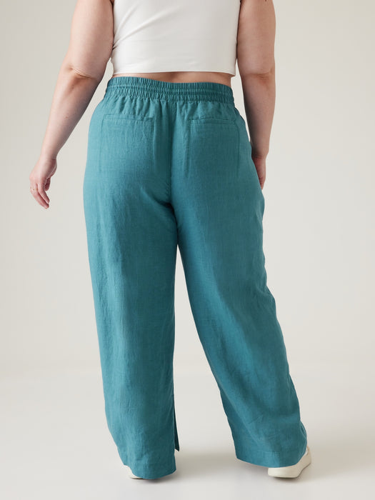Retreat Linen Wide Leg Pant