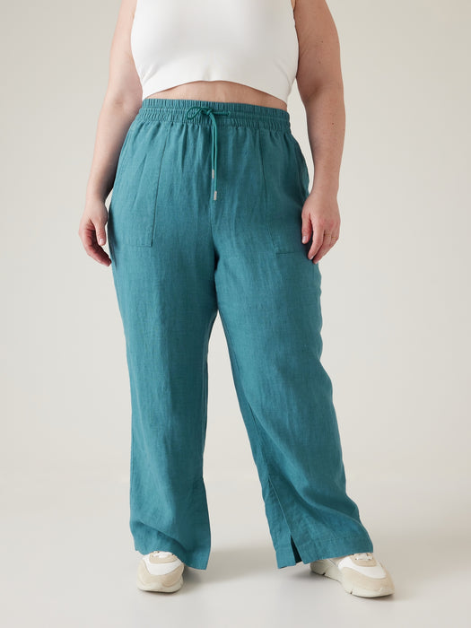 Retreat Linen Wide Leg Pant
