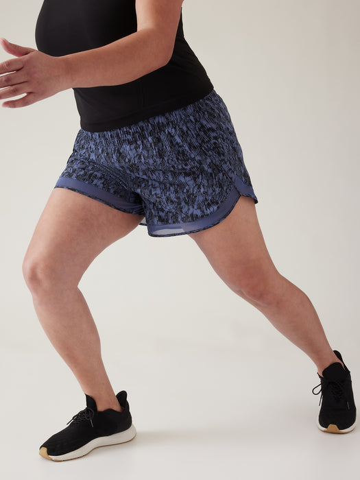 Mesh Racer Run Short 4&#34