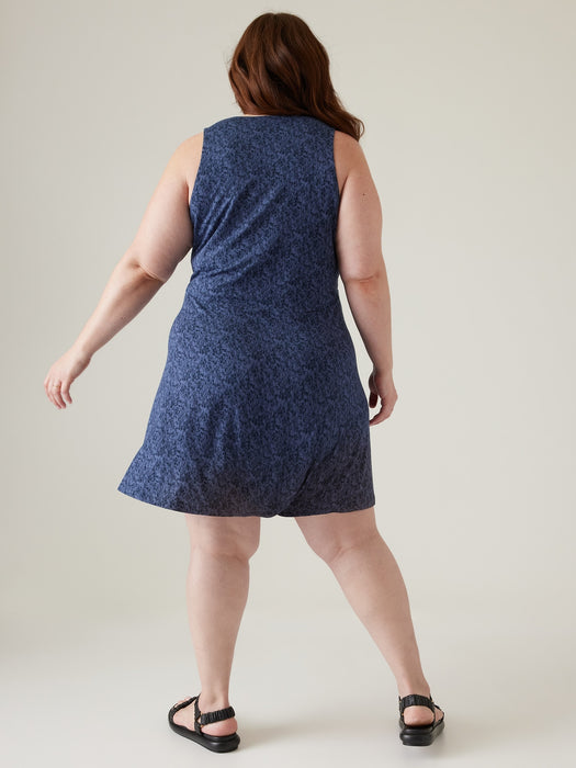 Santorini Thera Printed Dress