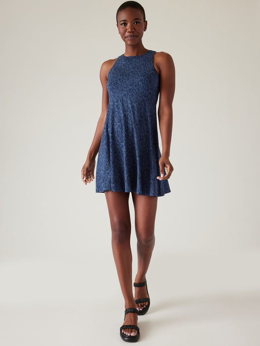 Santorini Thera Printed Dress