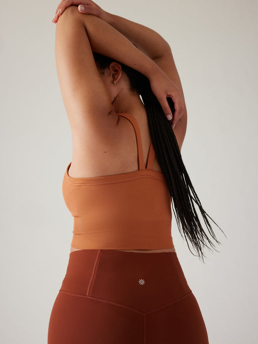 Aurora Seamless High Neck V&#45Back Tank