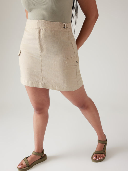 Voyager Linen Skirt