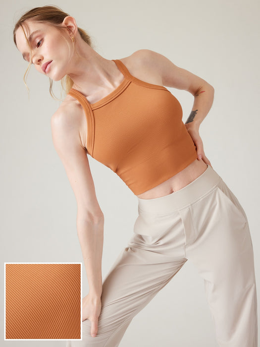 Aurora Seamless High Neck V&#45Back Tank