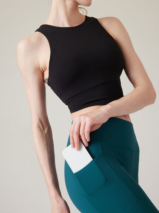 Mid Rise Salutation Stash 7/8 Tight