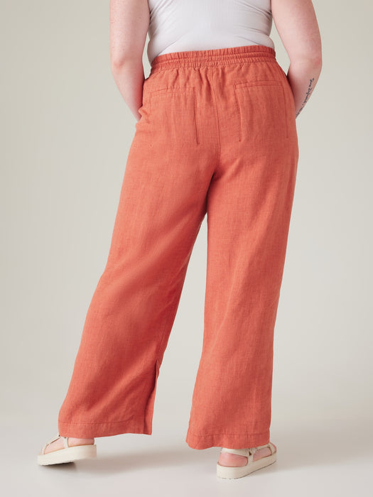 Retreat Linen Wide Leg Pant