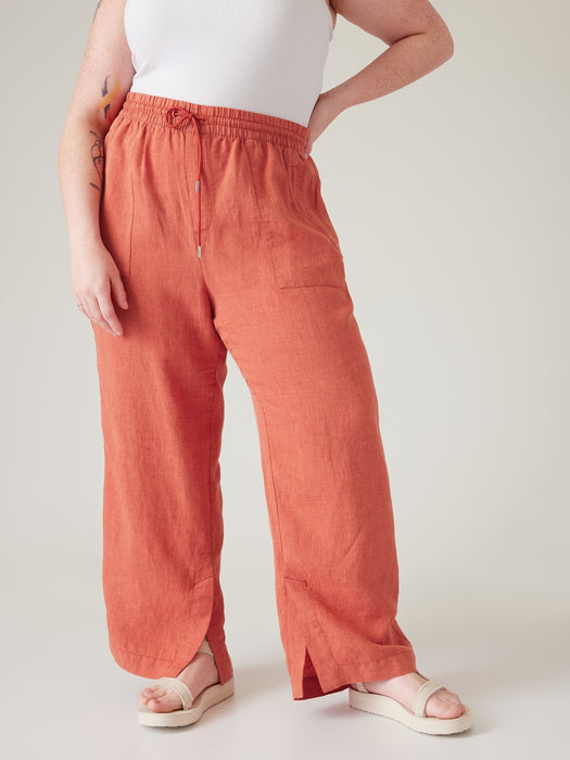 Retreat Linen Wide Leg Pant
