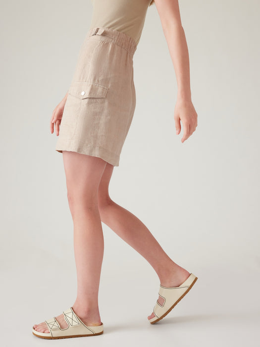 Voyager Linen Skirt
