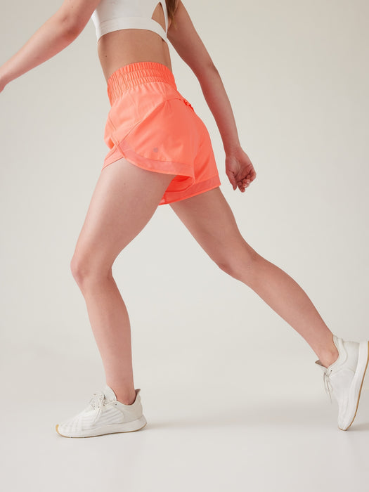 High Rise Mesh Racer Run 3&#34 Short