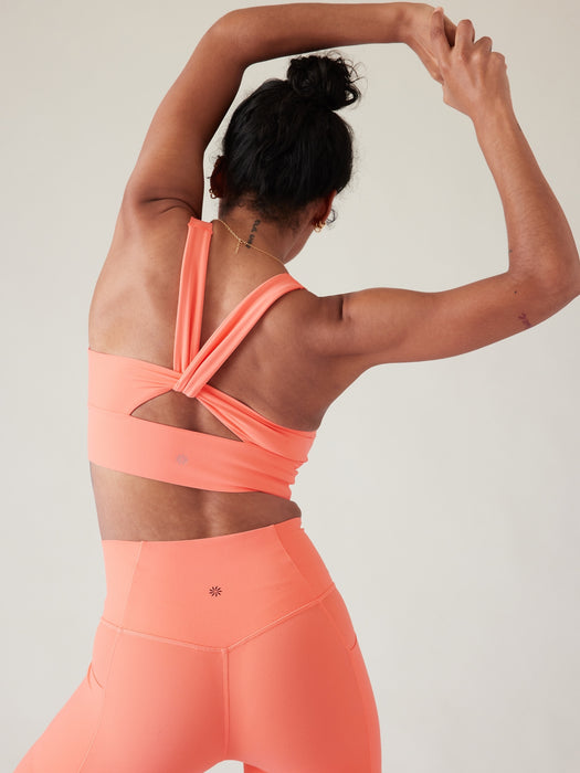 Warrior Twist Longline Bra D&#45DD