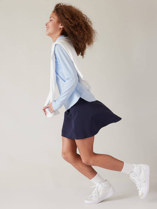 Athleta Girl School Day Long Sleeve Polo