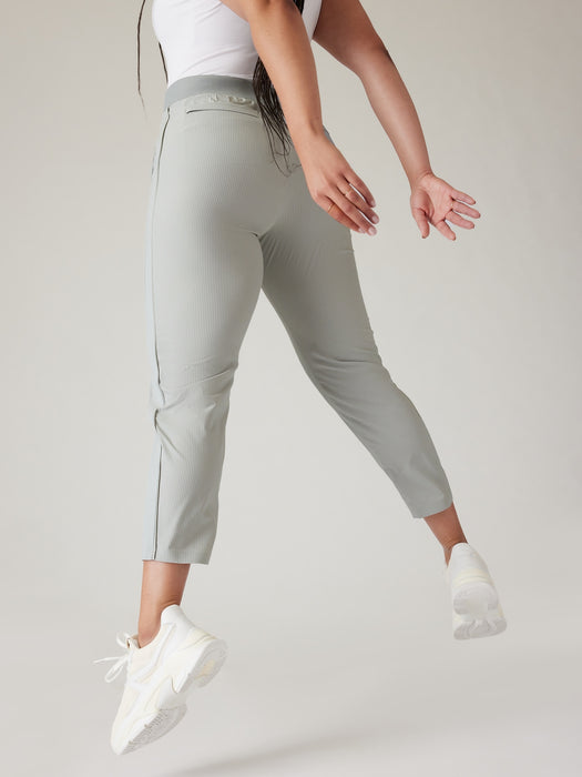 Brooklyn Textured Ankle Pant