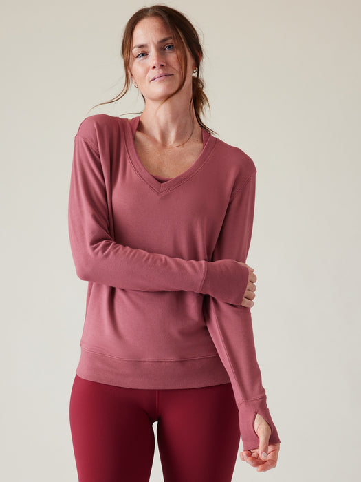 Sunrise V&#45Neck Sweatshirt