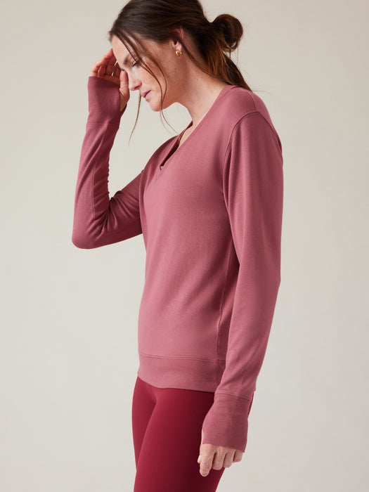 Sunrise V&#45Neck Sweatshirt