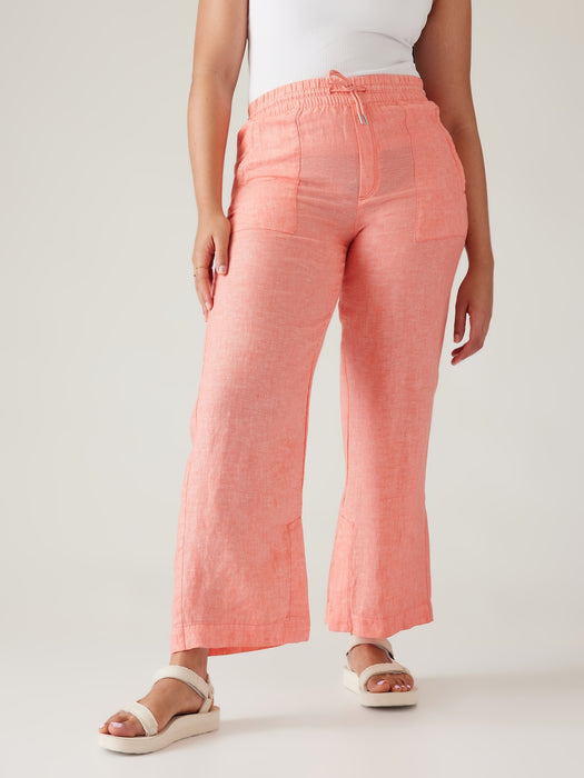 Retreat Linen Wide Leg Pant