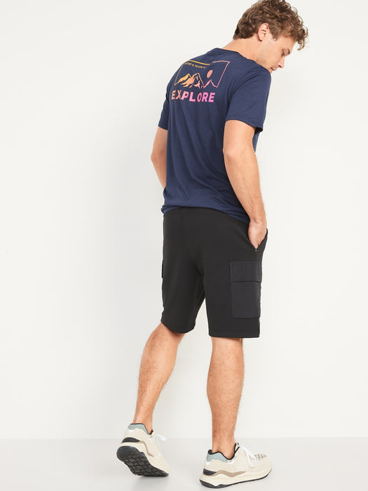 Dynamic Fleece Hybrid Cargo Shorts for Men -- 9-inch inseam