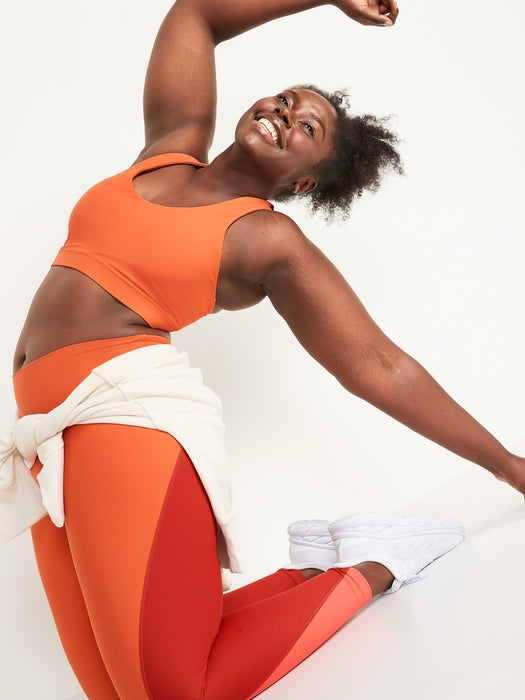 Medium Support PowerSoft Strappy Cross-Back Sports Bra for Women XS-XXL