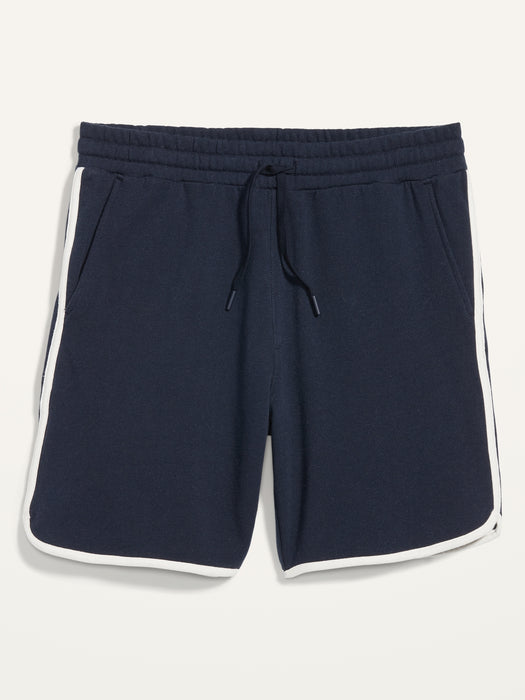 Dolphin-Hem French Terry Shorts for Men -- 7-inch inseam