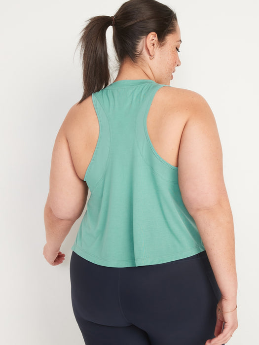 Sleeveless UltraLite All-Day Performance Cropped Top for Women