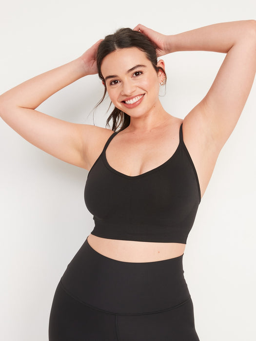 Light Support Seamless Convertible Sports Bra 2-Pack for Women XS-XXL