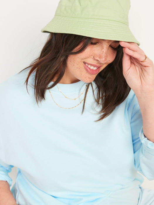Cropped Vintage French-Terry Sweatshirt for Women