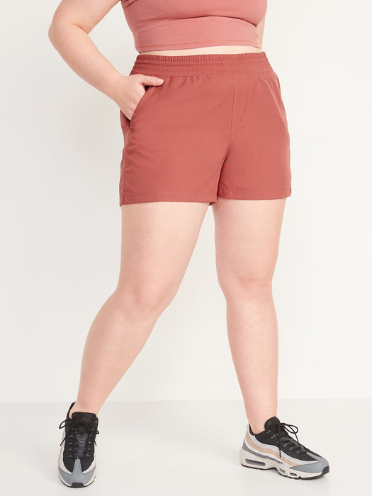 High-Waisted StretchTech Shorts for Women -- 3.5-inch inseam