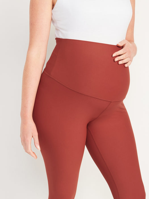 Maternity Full Panel PowerSoft Crop Leggings
