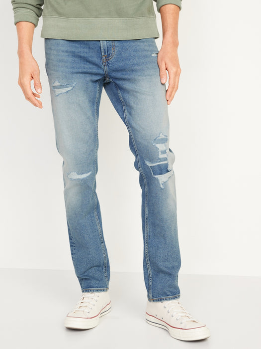 Slim Built-In-Flex Ripped Jeans