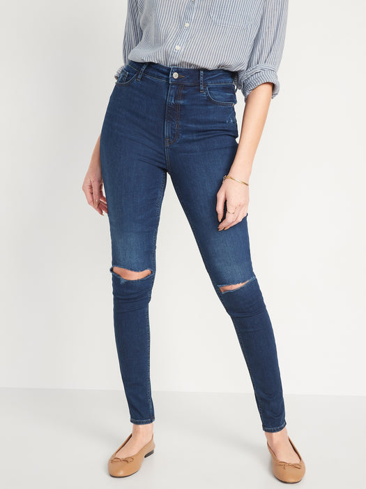 FitsYou Extra High-Waisted Rockstar Super-Skinny Jeans