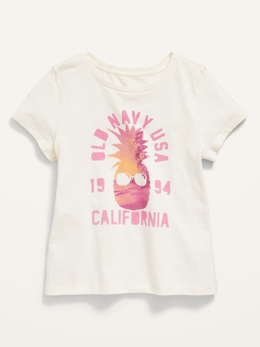 Short-Sleeve Logo-Graphic T-Shirt for Girls