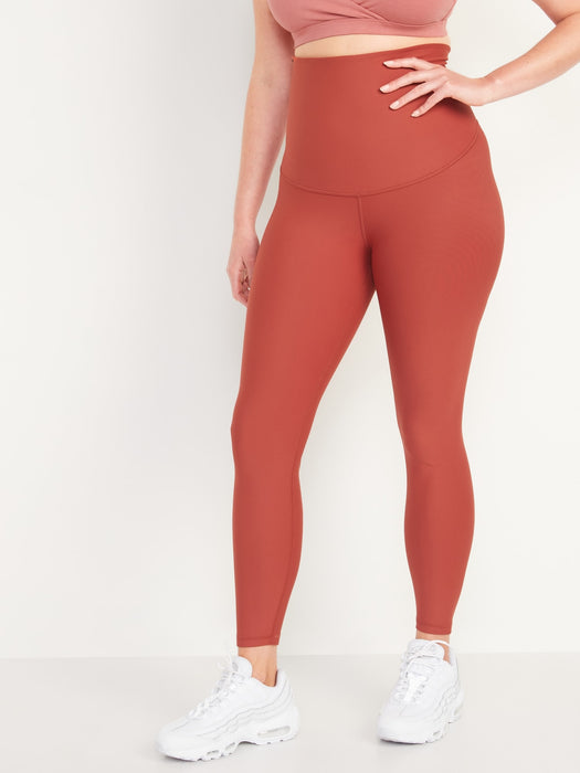 Maternity Full Panel PowerSoft Post-Partum Support 7/8-Length Leggings