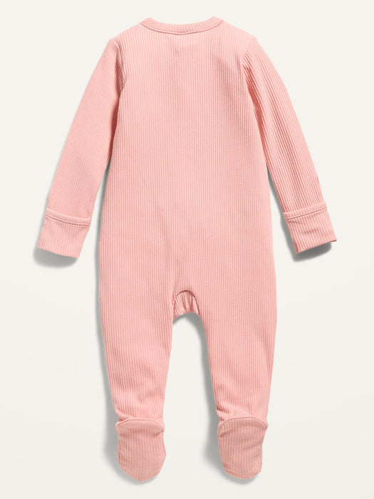 Unisex 2-Way-Zip Sleep & Play Footed One-Piece for Baby