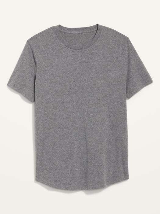 Soft-Washed Curved-Hem T-Shirt for Men