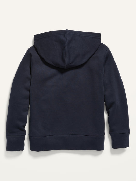 Gender-Neutral Logo Zip Hoodie for Kids