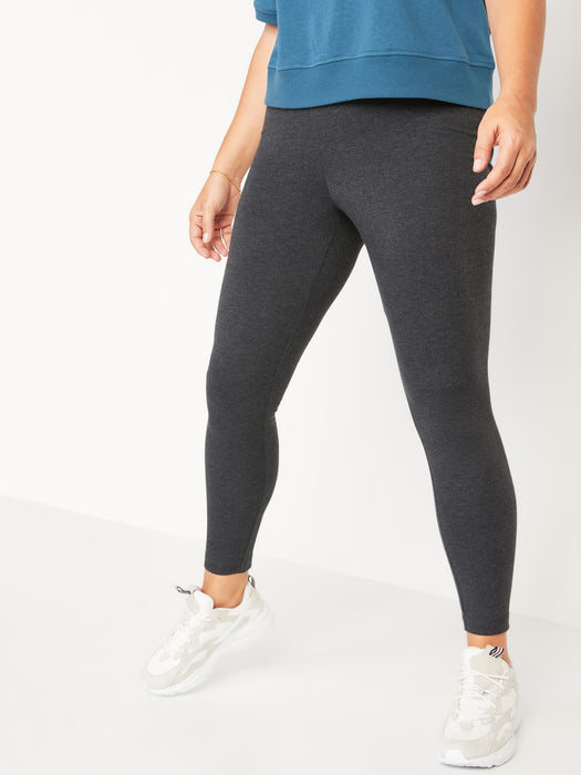 High-Waisted Jersey Fashion Layering Leggings