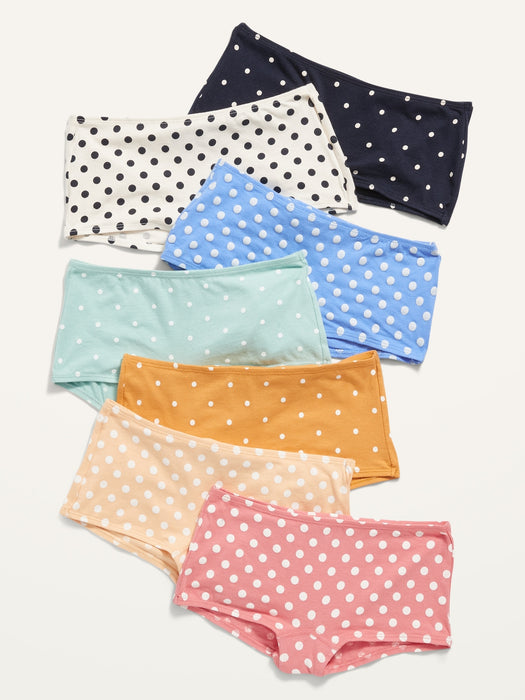 Boyshorts Underwear 7-Pack for Girls