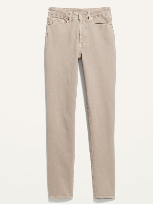 High-Waisted O.G. Straight Ecru-Wash Ankle Jeans for Women