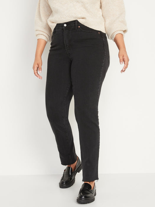 High-Waisted OG Straight Ankle Jeans