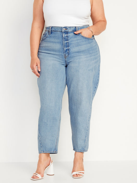 Extra High-Waisted Non-Stretch Balloon Jeans for Women