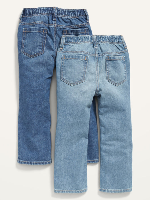 Wow Straight Pull-On Jeans 2-Pack for Toddler Boys