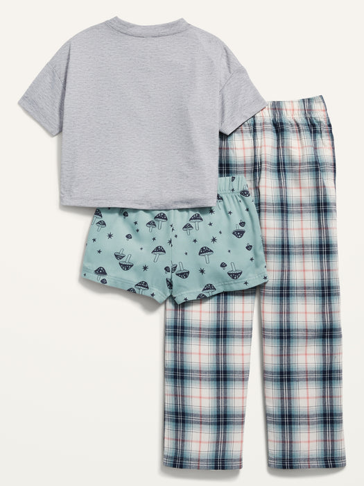 3-Piece Pajama Set for Girls