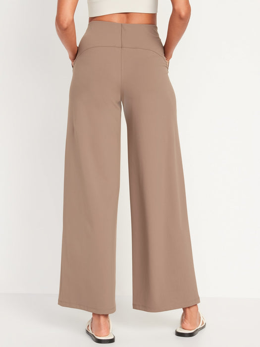 High-Waisted PowerSoft Wide-Leg Pants